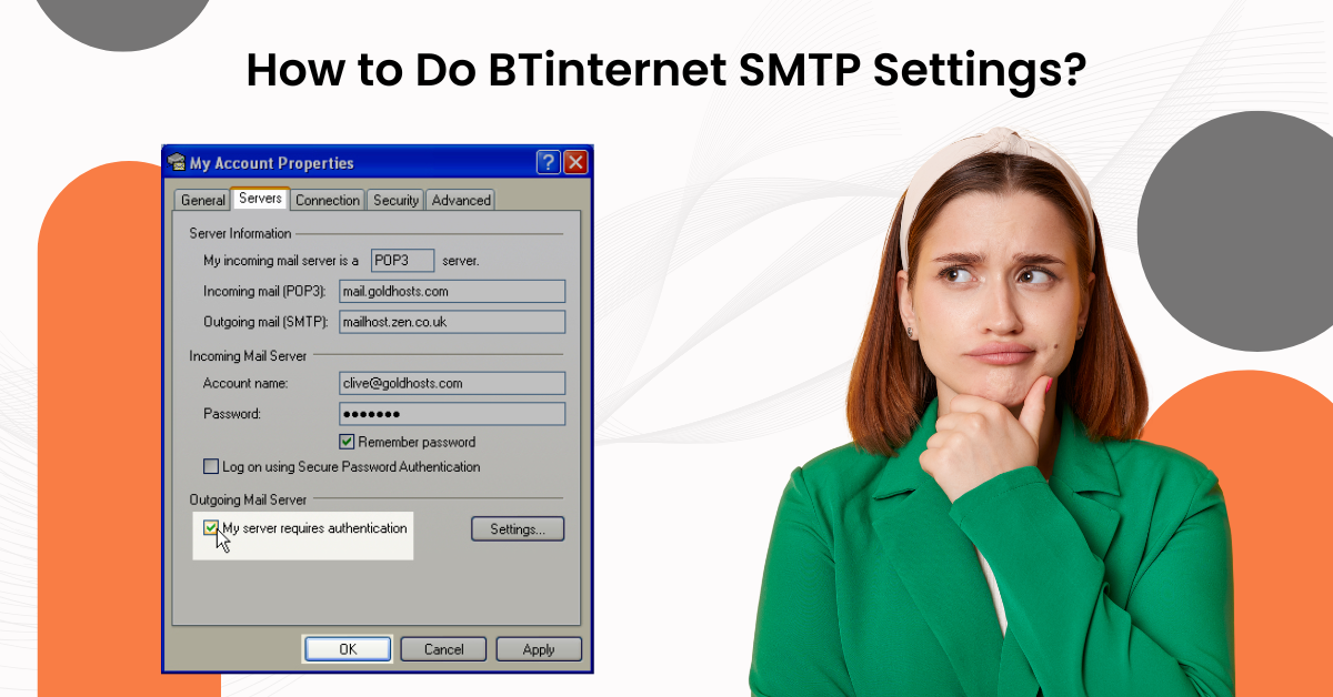do BTinternet SMTP Settings