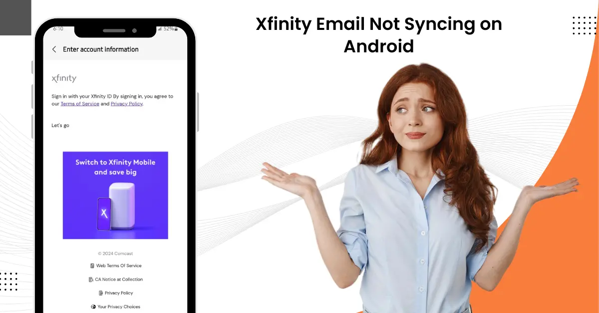 Xfinity Email Not Syncing on Android