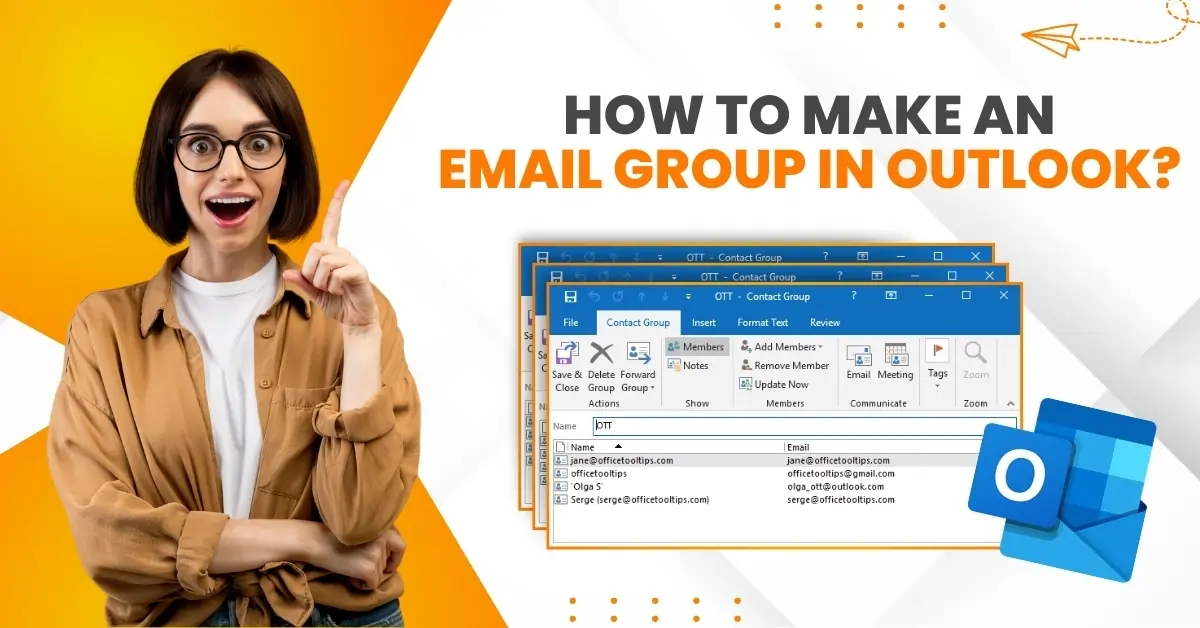 Make an Email Group in Outlook