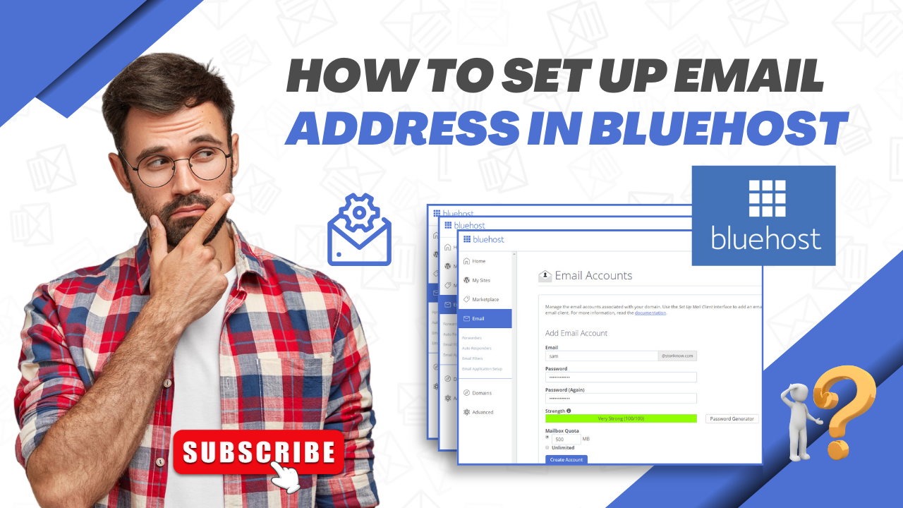 setup-email-address-bluehost