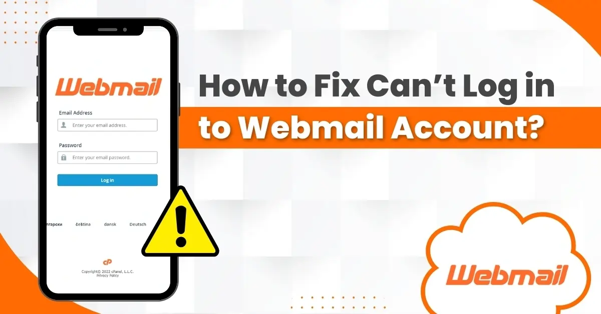 can't log in to Webmail Account, Webmail login problem, cannot log in to Webmail account, Webmail account login issue