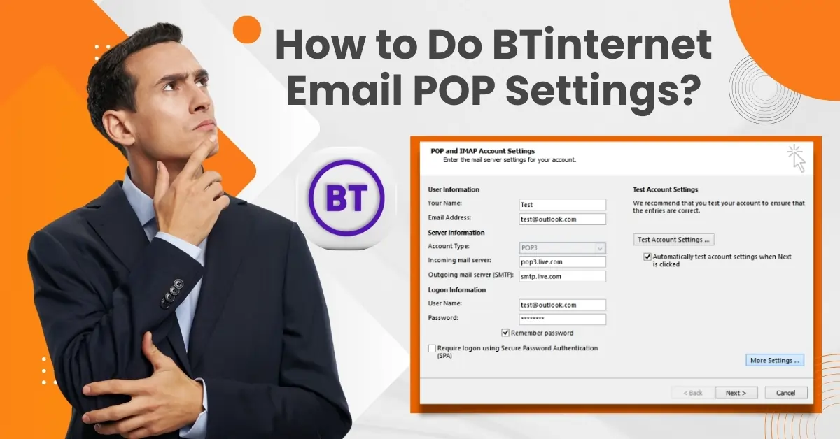 How to do BTinternet Email POP Settings