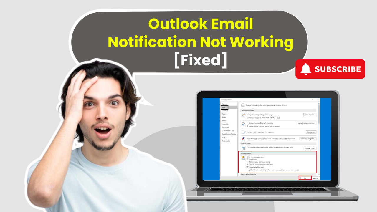 outlook-email-notification-not-working