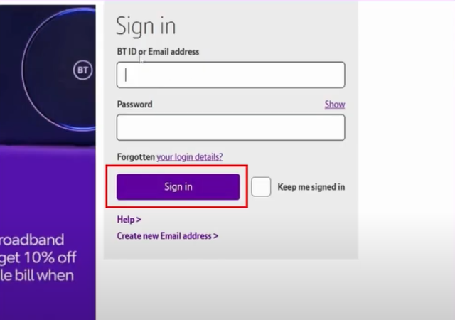 Click on Sign-in Option