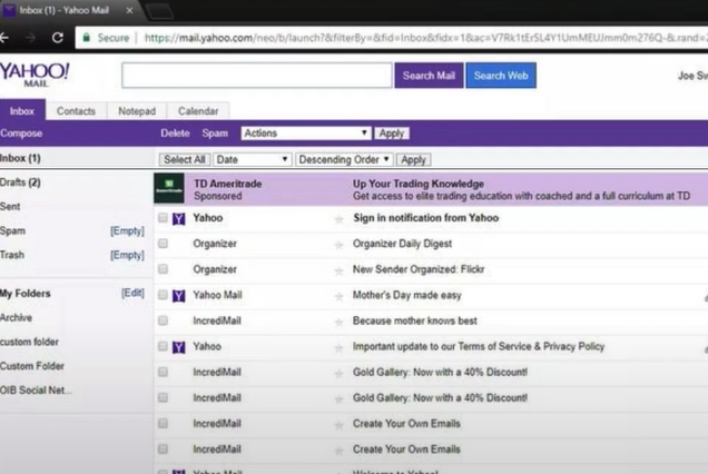 Sign in for your Yahoo Mail account