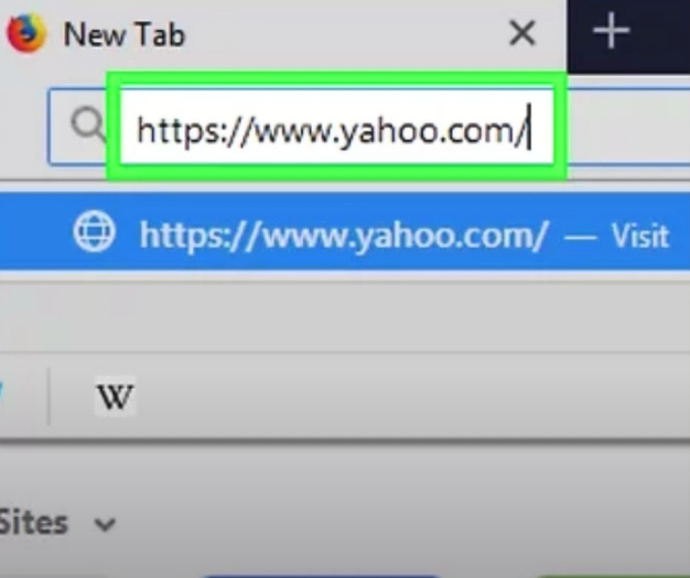 Navigate to Yahoo login page
