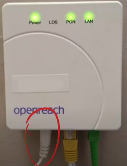 power cable back into the modem after 15 seconds