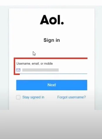 to do this, sign into your AOL mail