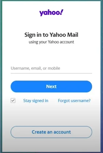  log into your Yahoo email account