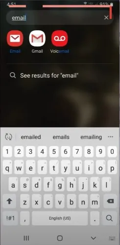 Mail app on your device