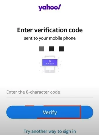 Enter the verification code