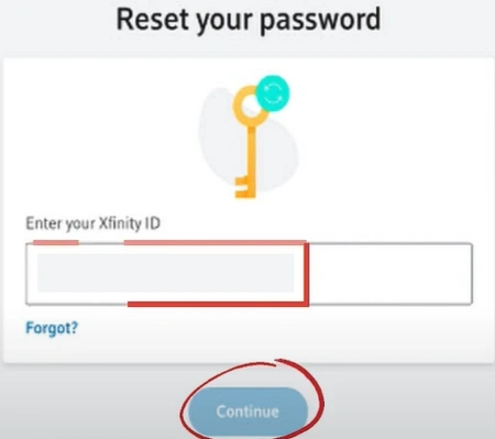 Enter your Xfinity ID