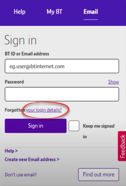 Forgotten your login details