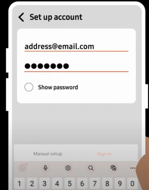 Comcast email address and password