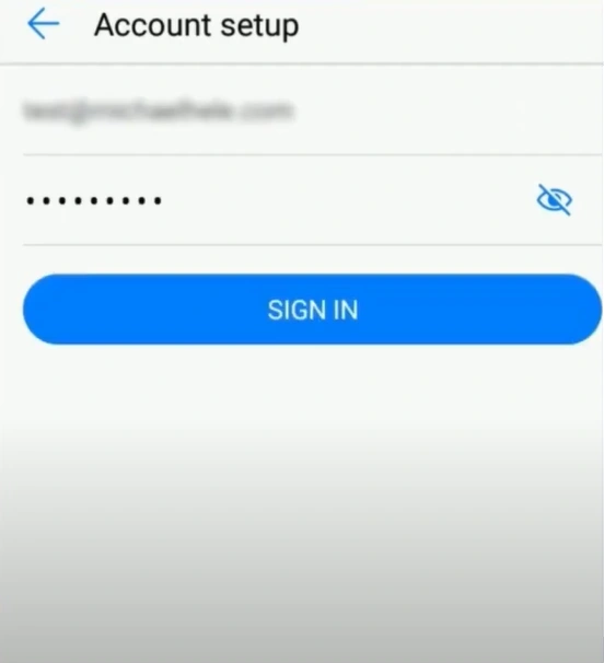 finity email address and password