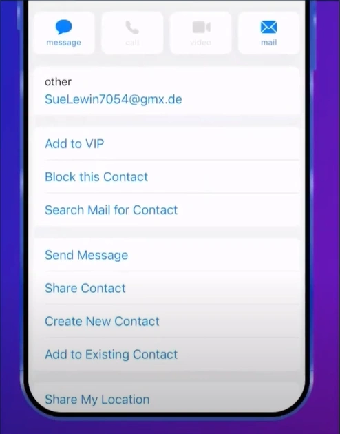 Block this Contact