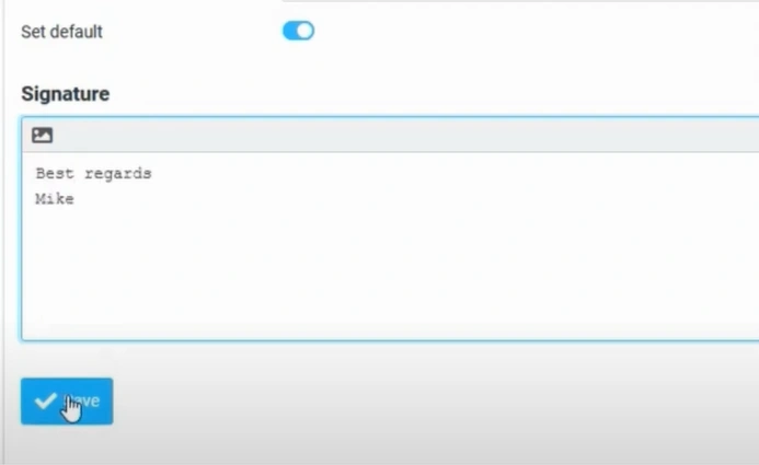 type the signature in the Signature box,