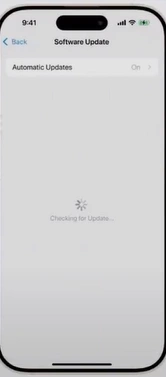 Tap on Software Update
