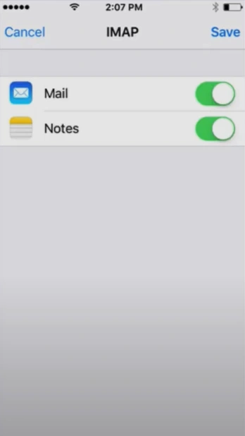 If the Mail automatically finds settings