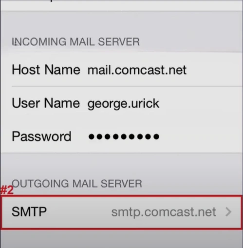 Outgoing Mail Server