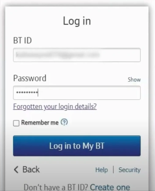 BTinternet account