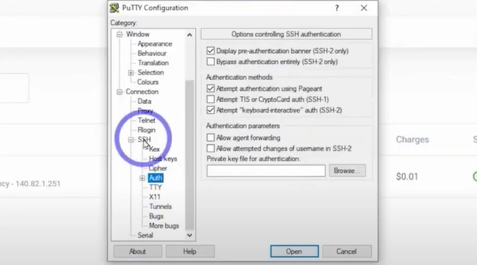 Click on Author and browse