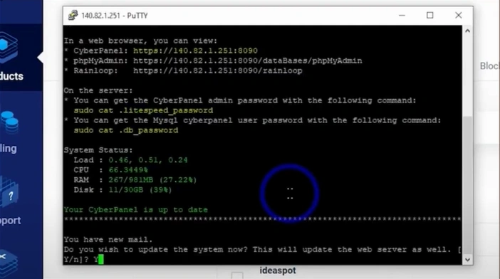 When prompted to confirm updates