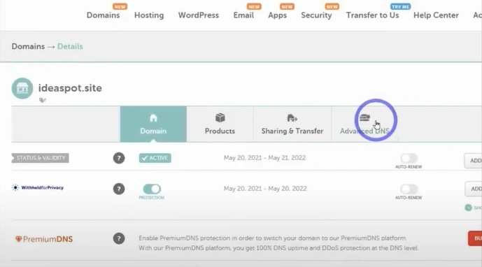 Go to the website where you bought