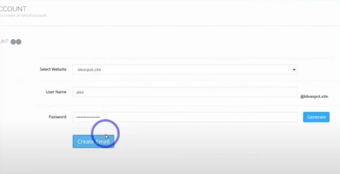 Enter the information and click 