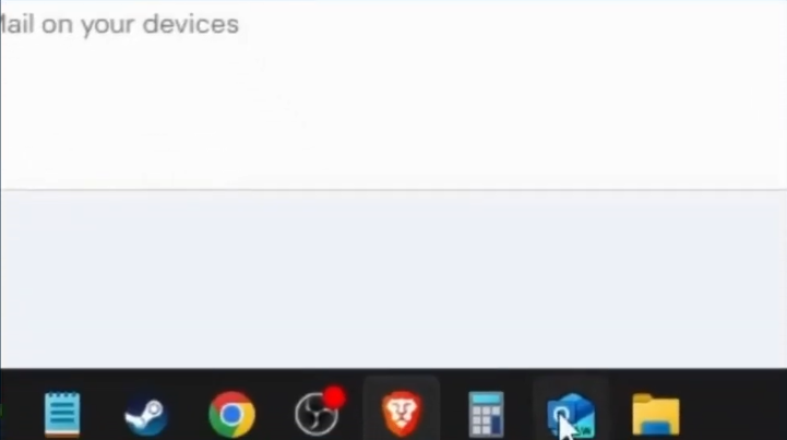 Open Outlook on your computer