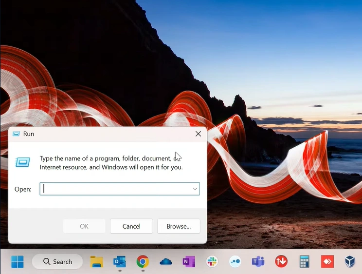 Click the Windows Start button
