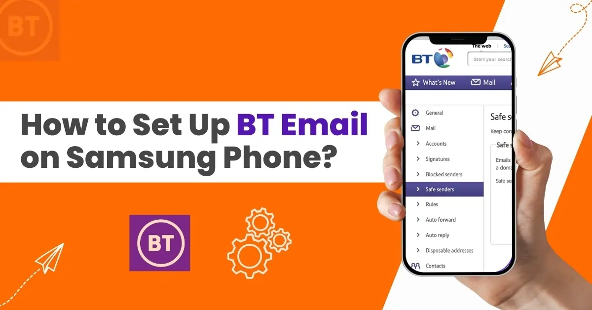 Set Up BT Email on Samsung Phone