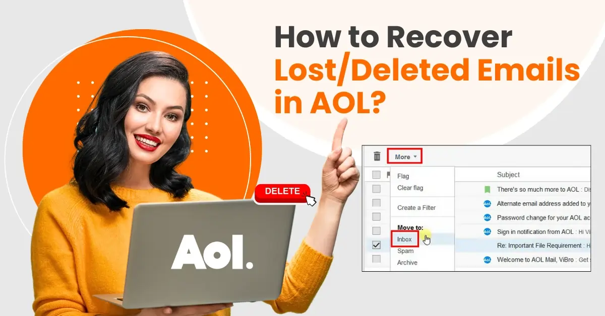 how to recover deleted emails in AOL ​