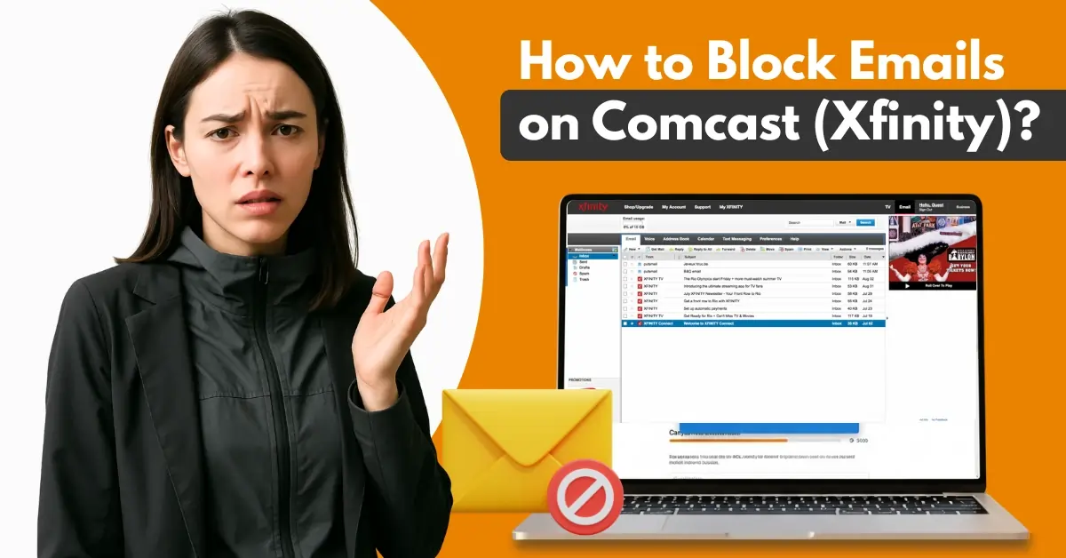 block emails on Comcast