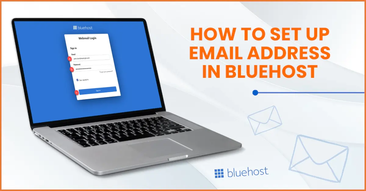 Set Up Email Address in Bluehost