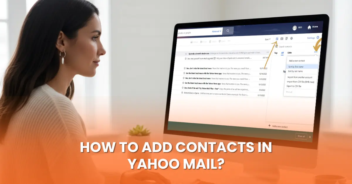 Add Contacts in Yahoo Mail