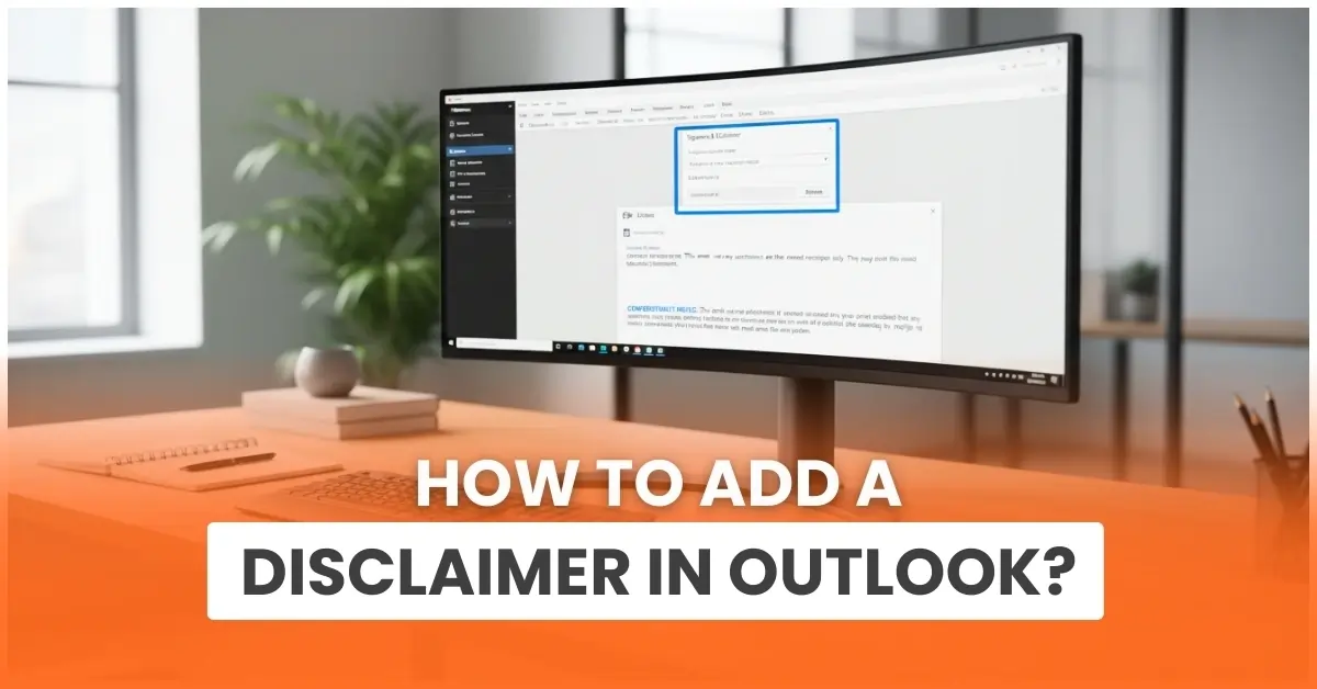 How to Add a Disclaimer in Outlook?