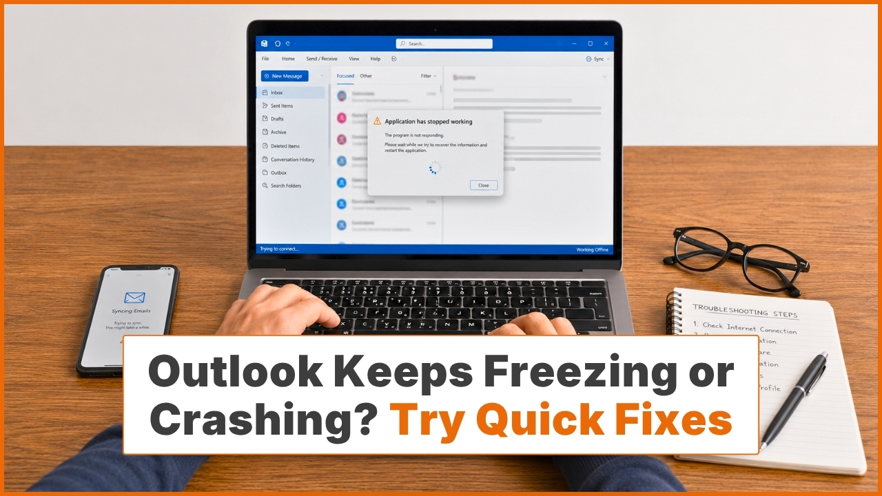 Outlook Keeps Freezing or Crashing  - Try These Fixes