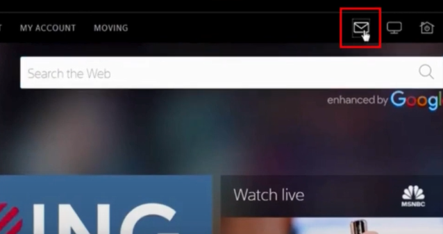 Click On the Mail Icon