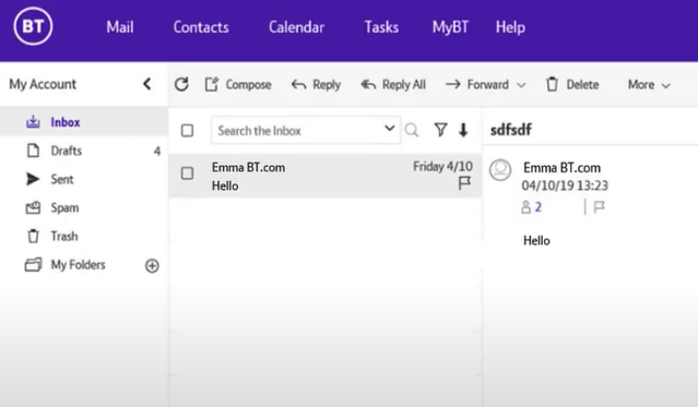 Send test mail to your own account