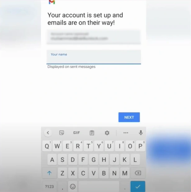 Provide a display name for sent messages