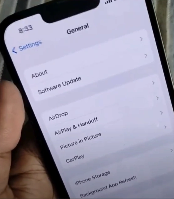 select Software Update
