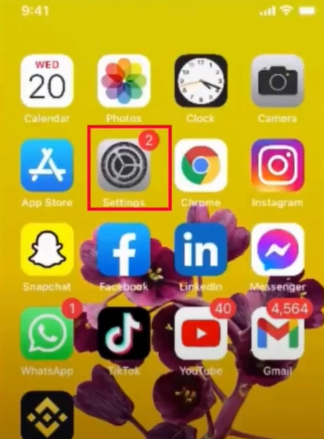 Open Settings and tap on your iCloud profile