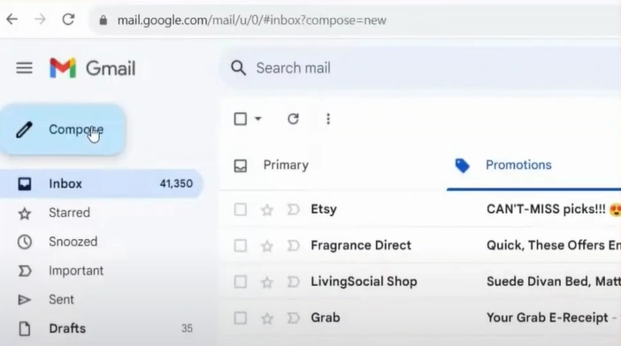 to write the email