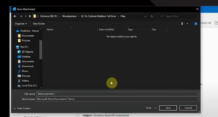 browse to the folders where you want