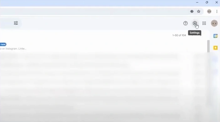 Open your Gmail and click