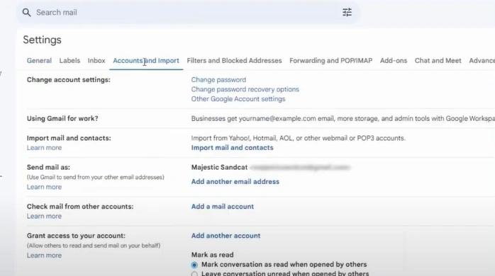 Open Accounts and Import