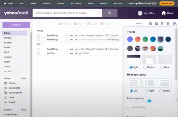 Open your Yahoo Mail