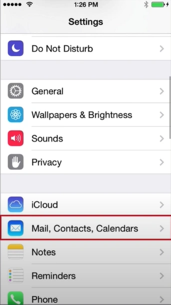  Go to Settings