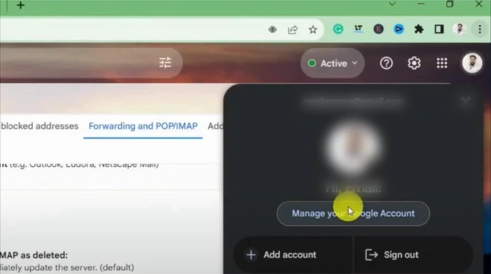Manage your Google Account
